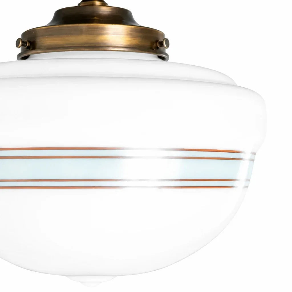 Milk Glass Globe Semi-Flush Ceiling Light — milk-glass globe and semi-flush mount