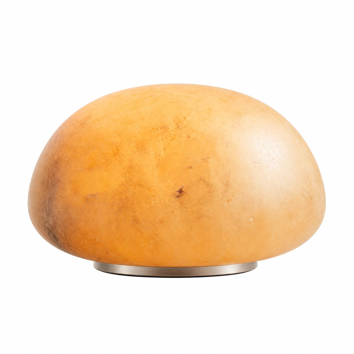 Rechargeable Alabaster Accent Lamp — natural stone body with individual veining