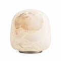 Rechargeable Alabaster Accent Lamp — natural stone body with individual veining